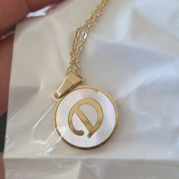 3 fpr 15 bundle Stainless Steel "D" Charm Necklace - Picture 4 of 4